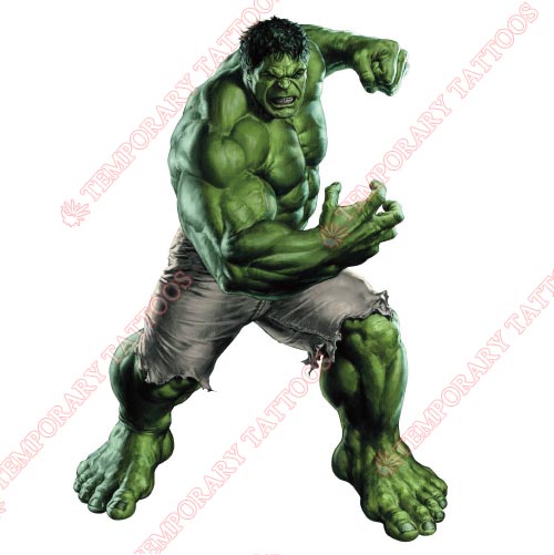 Hulk Customize Temporary Tattoos Stickers NO.177